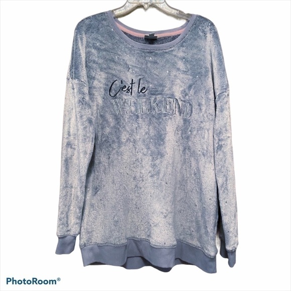 JENNI Intimates C’est le Weekend Plush Top NWOT M - Picture 3 of 10